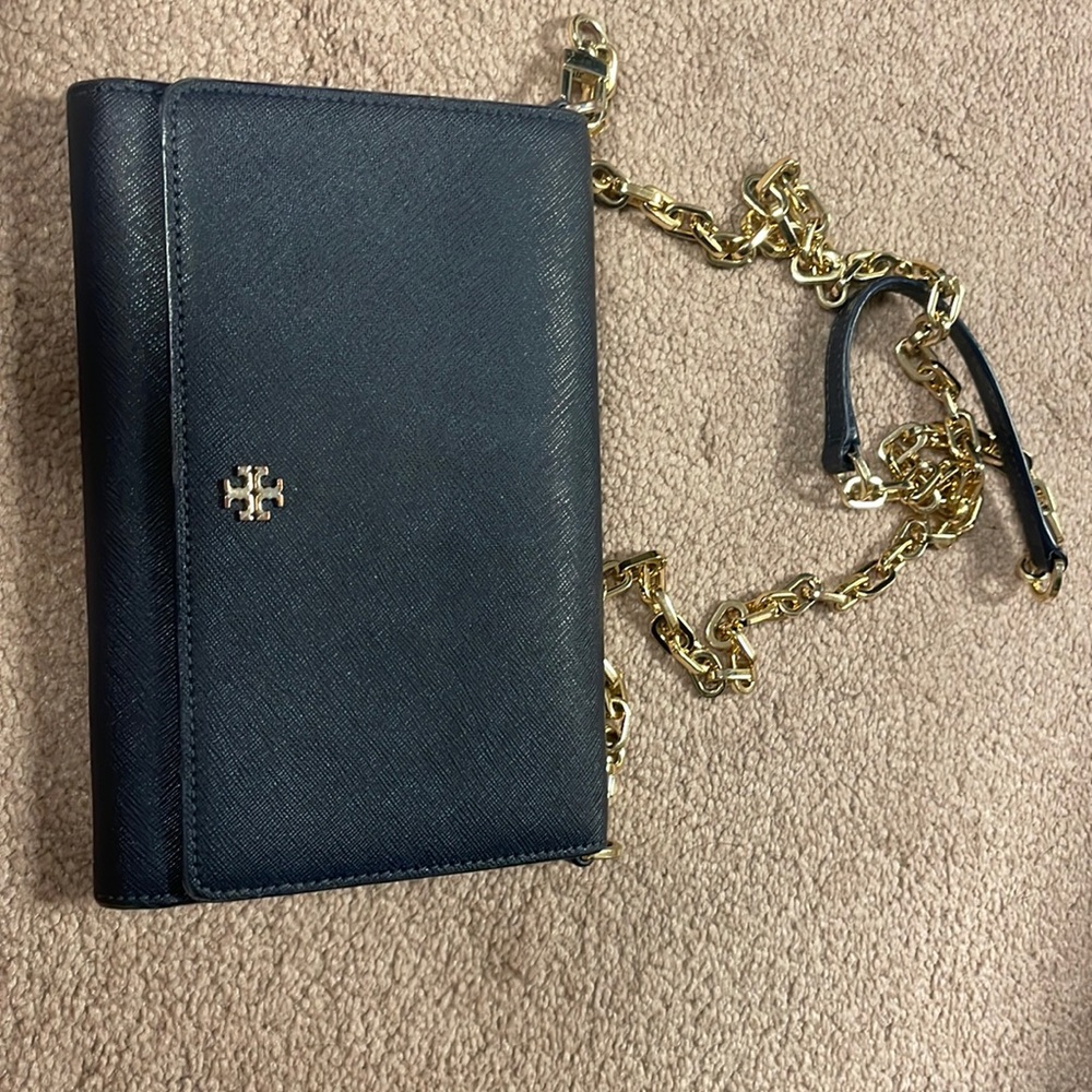 Tory Burch Navy wallet crossbody